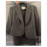 Le Suit Tweed Skirt Suit SIZE 6