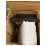 Melannco Set of 4-6 12 20 24-inch Traditional Shelves in Espresso