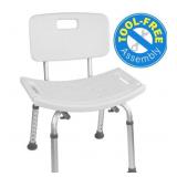 Vaunn Medical Shower Chair With Back M725N