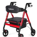 OASIS SPACE ROLLATOR WALKER RED