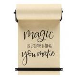 Rettel Kraft Paper Roll Display - Wall Decor/trending Wall Mount - 1 Kraft Paper