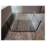 mDesign Household Metal Under Shelf Hanging Storage Baskets (2 PACK)