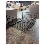 mDesign Household Metal Under Shelf Hanging Storage Baskets (2 PACK)