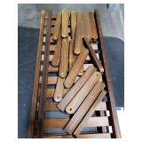 UFINE 3-Tier Wood Ladder Shelf