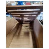 UFINE 3-Tier Wood Ladder Shelf