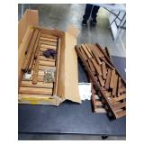 UFINE 3-Tier Wood Ladder Shelf