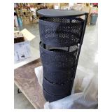 Metal 5-Tier Spin-Out Round Storage