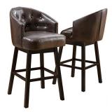 Christopher Knight Home Ogden KD Swivel Barstools (SET OF 2)
