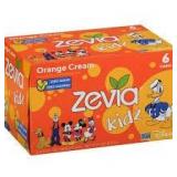Zevia Kidz Orange Cream Naturally Flavored Sparkling Cans (4 PACK)