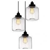 Jar Style 3-Light Pendant