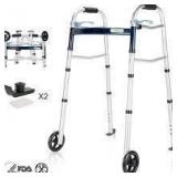 OasisSpace Aluminum Folding Walker