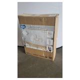 Delta Children EZ Fold Ultra Compact Travel Bedside Bassinet - Folding Portable Crib with Removable Canopy, Inner Circle