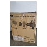 Delta Children EZ Fold Ultra Compact Travel Bedside Bassinet - Folding Portable Crib with Removable Canopy, Inner Circle