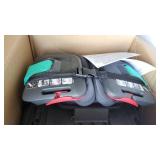 mifold hifold fit-and-fold Highback Booster Seat,  Adjustable Narrow, Foldable Booster Car Seat for Everyday, Travel, Carpooling and More  Slate Grey