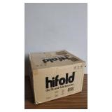 mifold hifold fit-and-fold Highback Booster Seat,  Adjustable Narrow, Foldable Booster Car Seat for Everyday, Travel, Carpooling and More  Slate Grey