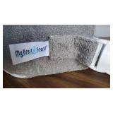 My Brest Friend Nursing Pillow Deluxe  Machine Washable Breastfeeding Cushion Cover, Evening (Dark Grey)