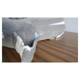 My Brest Friend Nursing Pillow Deluxe  Machine Washable Breastfeeding Cushion Cover, Evening (Dark Grey)