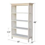 SH-4830M 48 inch Tall Mission Bookcase