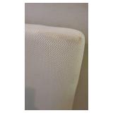 Dream On Me Breathable Two-Sided 3" Square Corner Play Yard Mattress, White/Green I Greenguard Gold Certified