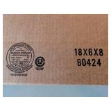 Lot of 26 Doublewall Boxes - 18" W x 6" D x 8" H