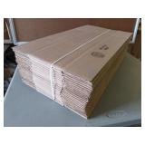 Lot of 25 Singlewall Boxes - 19 3/8" W x 8 1/4" D x 6" H