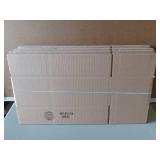 Lot of 14 Singlewall Boxes - 19 3/8" W x 8 1/4" D x 6" H