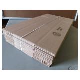 Lot of 14 Singlewall Boxes - 19 3/8" W x 8 1/4" D x 6" H