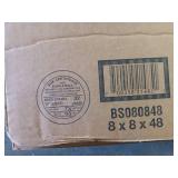 Lot of 10 Singlewall Shipping Boxes - 8" W x 8" D x 48" H