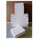 Lot of 44 Folding Mailers/Boxes - 8 3/4" W x 8 1/2" D x 2 1/4" H