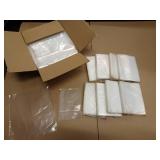 Case of 1,000 - Flat Poly Bags - 11" x 12" x 2 MIL & 800 - 8.5" x 6" Poly Bags (a little thicker than larger ones)