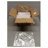 Case of 1,000 Flat, Clear Poly Bags - 10" x 14" x 3 MIL