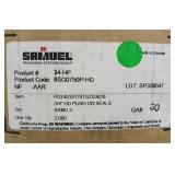SAMUEL 34-HP 3/4" Strapping Seal, Push Type, Heavy Duty 1-3/4" Long - BOX of 2,000 - Product Code: 8SG0750P-HD