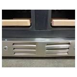 Kalamera 24", 4.2cu.Ft, 40-Bottle Built-In Wine Cooler - Two Door, Dual Zone Thermostat & Sliding Beech Wood Shelves - Model #: KRC-40DZB - Retail: $899