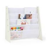 Humble Crew Cambridge White Kids Book Rack (Model: WO558) - 25" W x 10" D x 25" H
