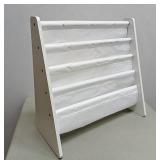 Humble Crew Cambridge White Kids Book Rack (Model: WO558) - 25" W x 10" D x 25" H