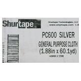 Lot of 4 - Shurtape Technologies PC600 General Purpose Grade Cloth Duct Tape - 1.88 in x 60.1 Yd (55m x 48mm) per roll