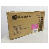 New! Glacier Bay 15-1/4 in. W x 26 in. H Framed Surface-Mount Bathroom Medicine Cabinet in White with Mirror - Model#: 45399 - Retail: $69.97