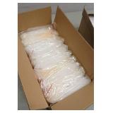 3" x 14" - 2 Mil Flat Poly Bags (Box of 1,000) & 3" x 4" - 4 mil Zip Top Bags (4.3 oz) - Box of 1,000