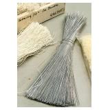 Bundling & Tying Lot - 5 1/2" Nylon Zip Ties, Approx. 400, 12", 1 mm Cotton Cord & 12" Wire Ties