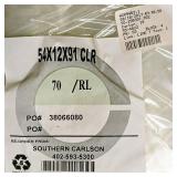 54" W x 12" X 91" Long - 4 Mil Heavy Duty Poly Bags Roll - 70 on a Roll - Retail: $159.99