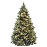 National Tree Carolina Pine Tree with Clear Lights , 7.5 Feet ~ Retail $308