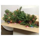 National Tree Company Pre-Lit Artificial Christmas Tree, Green, North Valley Spruce, Multicolor Lights, Includes Stand, 4.5 Feet - Retail: $98