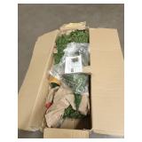 National Tree 6.5 Ft Dunhill Fir Hinged Tree with 650 Multi Lights - Retail: $211