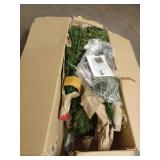 National Tree 6.5 Ft Dunhill Fir Hinged Tree with 650 Multi Lights - Retail: $211