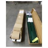 2 Boxes of Green House Building Parts (Both Boxes are 6 ft Long)