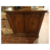 Solid wood cabinet w/ doors