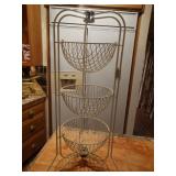 Vintage counter top wire fruit basket