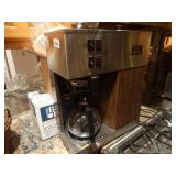 Bunn commercial coffee maker w/ supplies