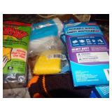 Lot of cleaning supplies