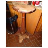 Wood pedestal/ plant stand